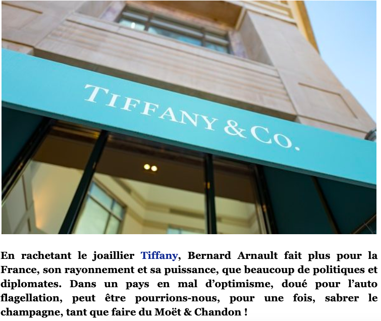 Caroline Ruellan / Forbes : « Ce Que Le Rachat De Tiffany Par LVMH Dit Du Rayonnement De La France »